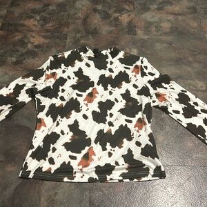New cow print shirt